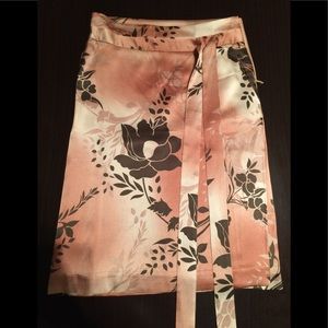 (Sold) Hugo Boss Satin Skirt - Pink